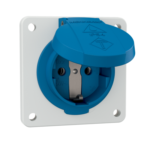 MENNEKES Schuko Surface-Mounted Socket Blue 11031F