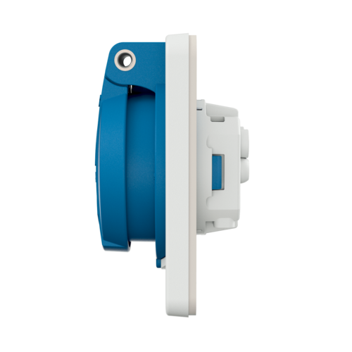 MENNEKES Schuko Surface-Mounted Socket Blue 11031F