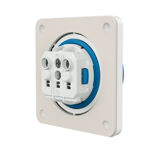 MENNEKES Schuko Surface-Mounted Socket Blue 11031F