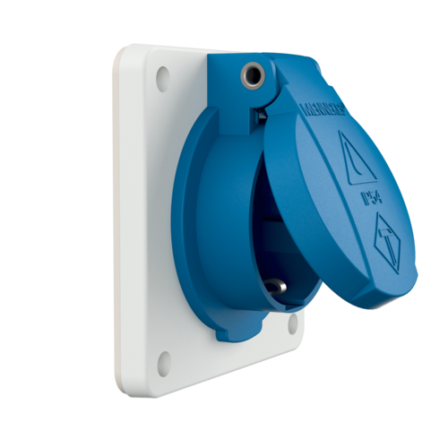 MENNEKES Schuko Surface-Mounted Socket Blue 11031F