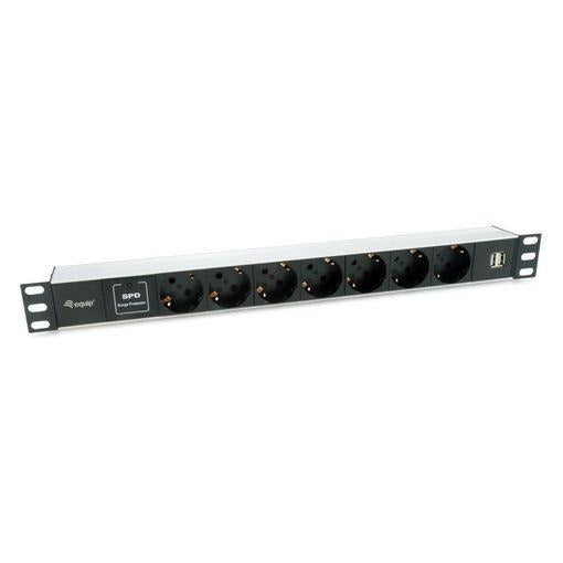 equip Pro Power Distribution Unit, Rack-Mountable, AC 220-240 V, 3500 Watts, 1U