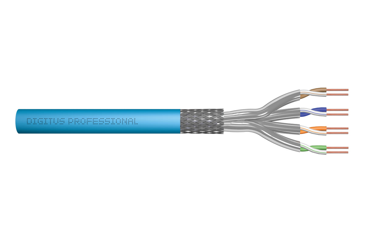 DIGITUS Cat.6A S/FTP Installation Cable 500 m Blue DK-1641-A-VH-5