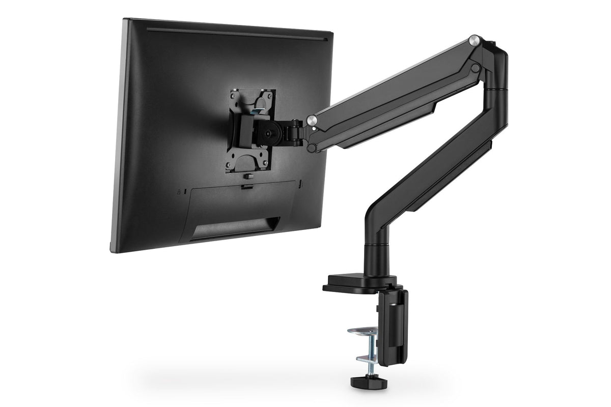 DIGITUS DA-90394 Table Mount for LCD Display - Plastic, Aluminum, Steel - Matte Black - 17"-32"