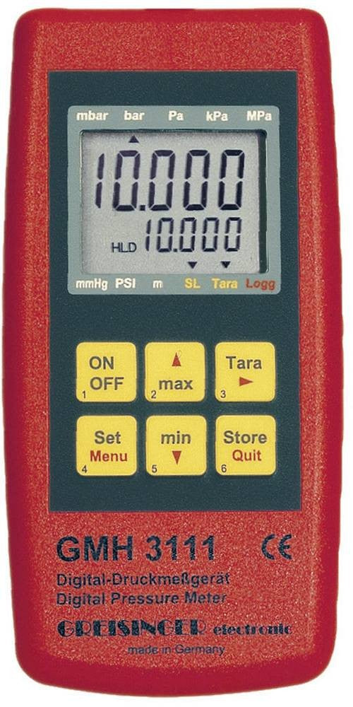 Greisinger GMH 3111 Barometer Pressure Measuring Device 0.0025-1000 Bar 114500