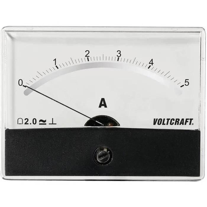 Voltcraft AM-86X65/5A/DC Panel Mount Meter 5 A