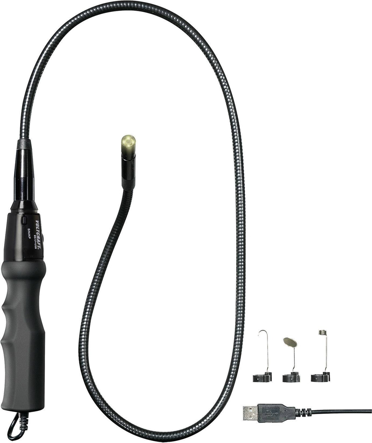 VOLTCRAFT USB Endoscope BS-17+ 8 mm Diameter 93 cm Length (BS-17+)