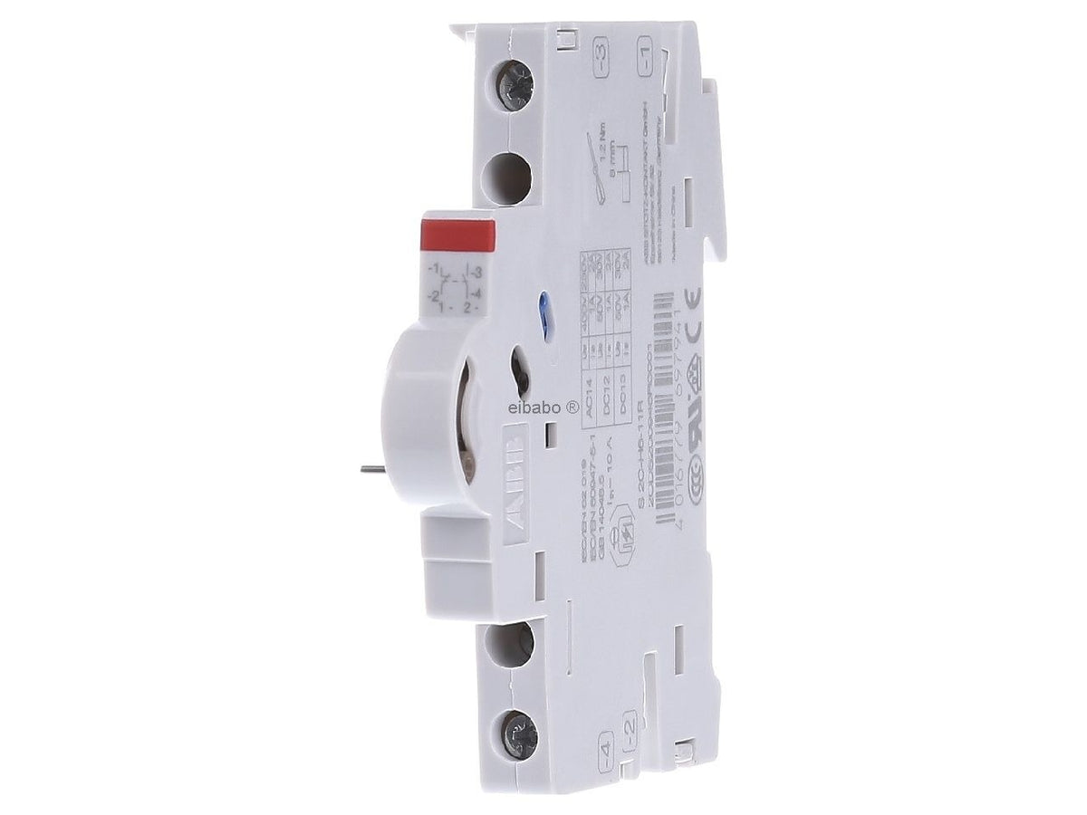 ABB Auxiliary Contact 1 Normally Open (NC)/1 Normally Closed (NO) S2C-H6-11R