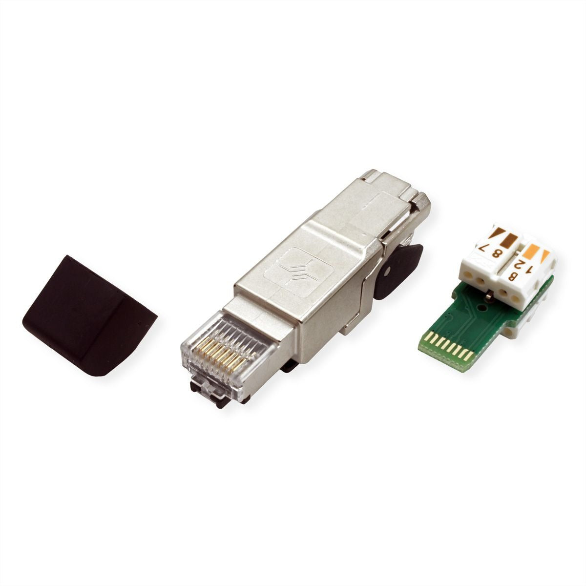 Telegärtner STX DIN Output for Rail Mounting - RJ-45 - Light Grey (J80023A0001)