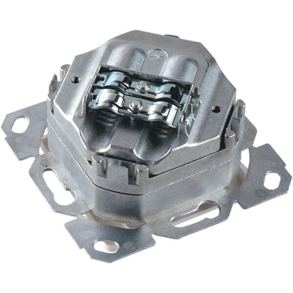 Telegärtner - Connection Box - AMJ45 8/8 K Up/50 - Cat.6A - Pearl White RAL 1013 - 2xRJ45 (J00020A0501)