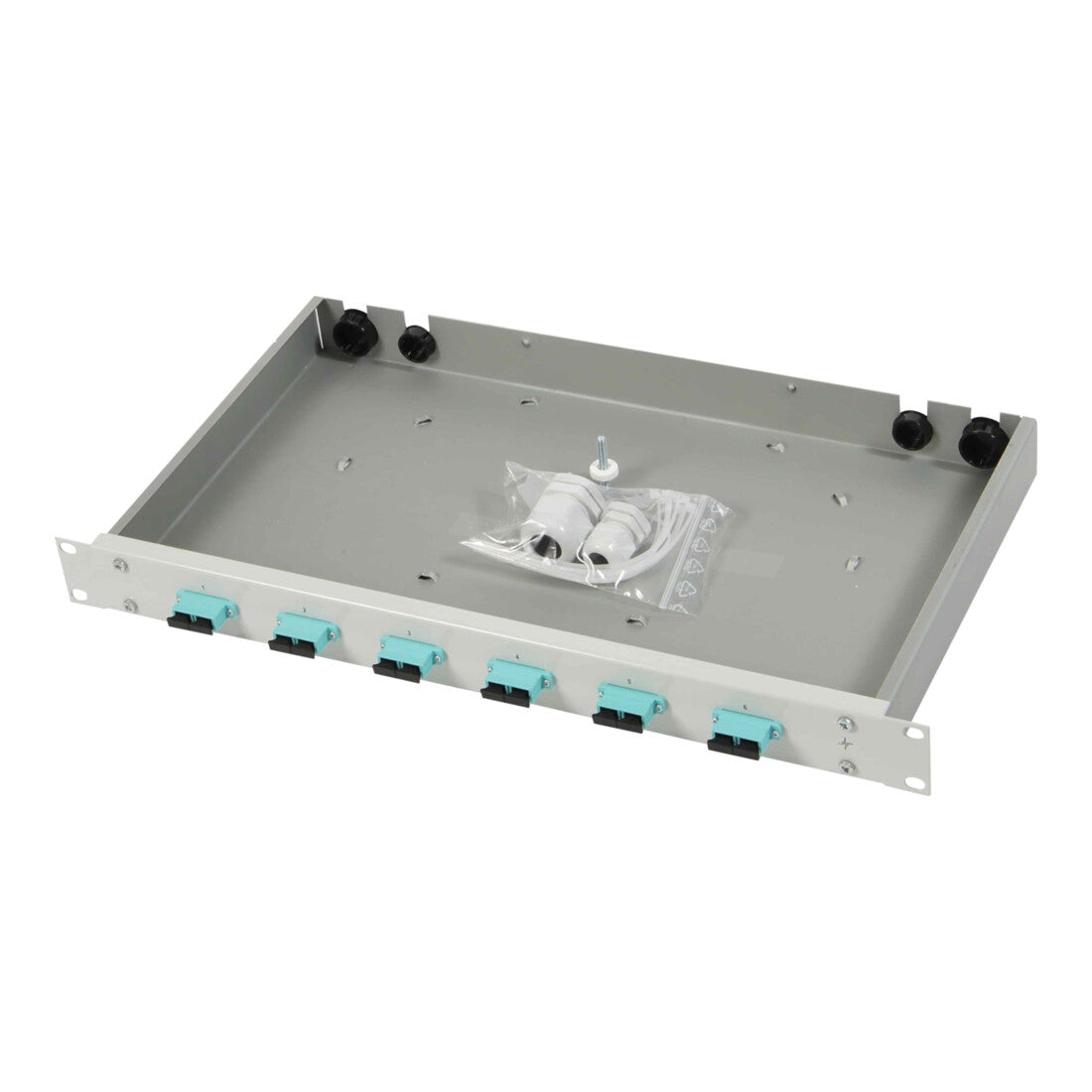 Telegärtner Karl Gärtner splice box with couplings 12LCD PhBz turquoise 1U TNSB-B (H02030A0659)
