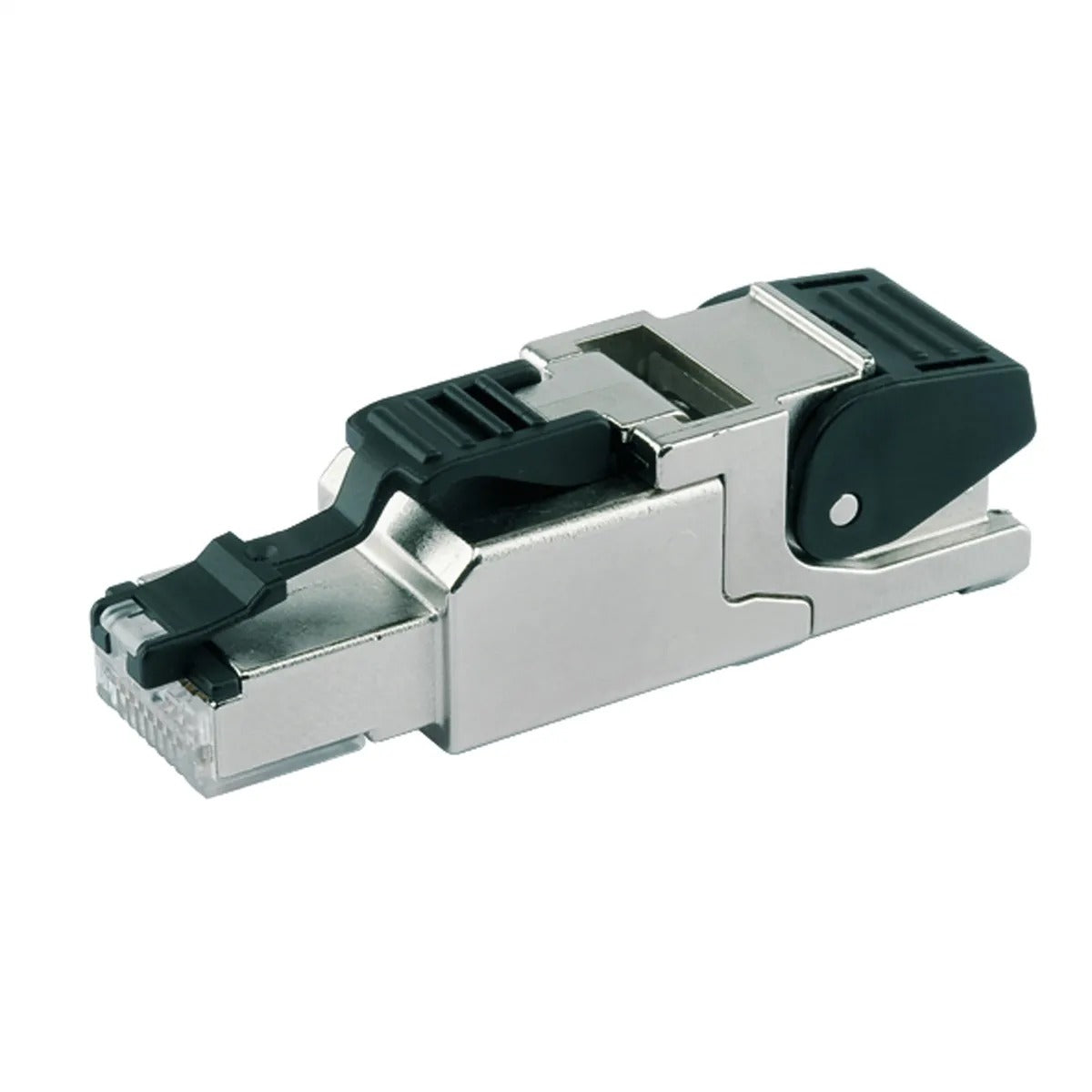 Telegärtner MP8 FS 500 Patch Cable, RJ-45 (M) to RJ-45 (M), 15 m, SFTP, CAT 6a, Shielded, Halogen-Free, White, RAL 9003