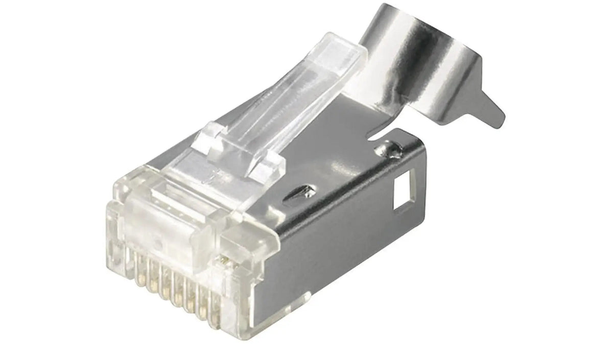 Telegärtner MP8 FS 500 Patch Cable, RJ-45 (M) to RJ-45 (M), 15 m, SFTP, CAT 6a, Shielded, Halogen-Free, White, RAL 9003