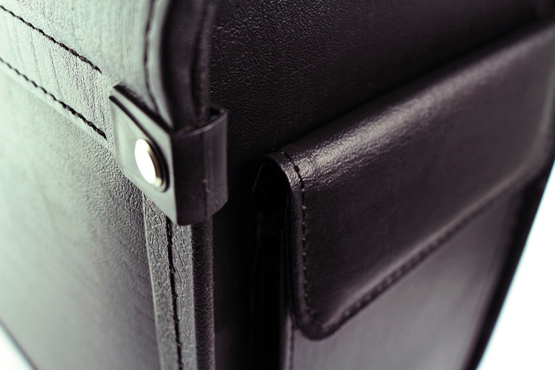 JÜSCHA Alassio - Pilot Case - Faux Leather - Black (45028)