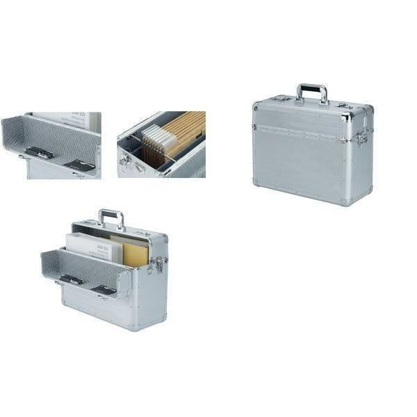 ALUMAXX BETHA Pilot Case, Aluminum, Silver (45119)
