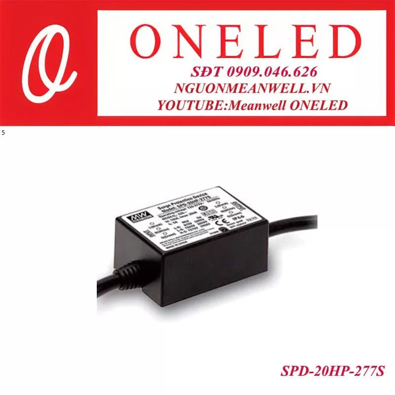 Mean Well SPD-20HP-277S Surge Protection Device 20 kA 1 Piece
