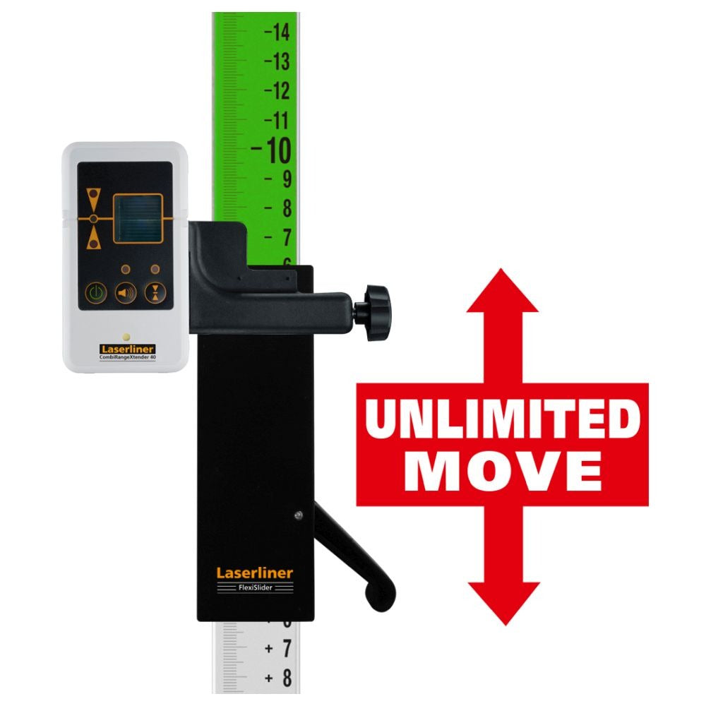 Laserliner Leveling Rod 080.51 - Max Height 240 cm - Suitable for Laserliner