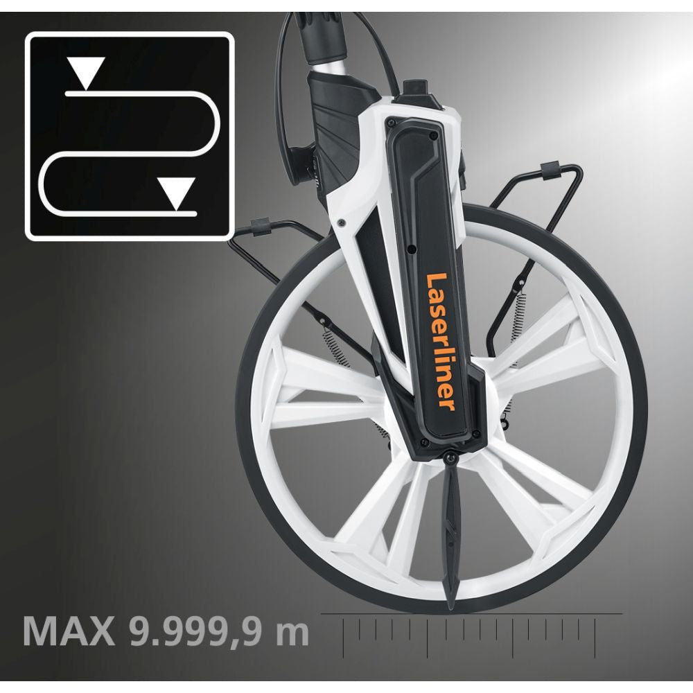 Laserliner RollPilot X12 Measuring Wheel 999.99 m - 075.009A
