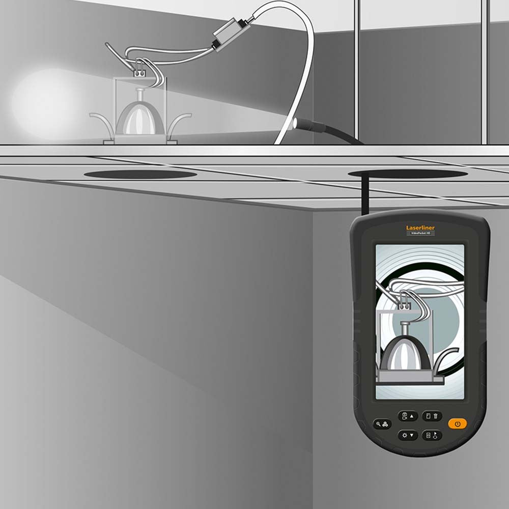 Laserliner 082.262A - Inspection Camera - Probe Diameter: 5 mm - Probe Length: 1 m (082.262A)