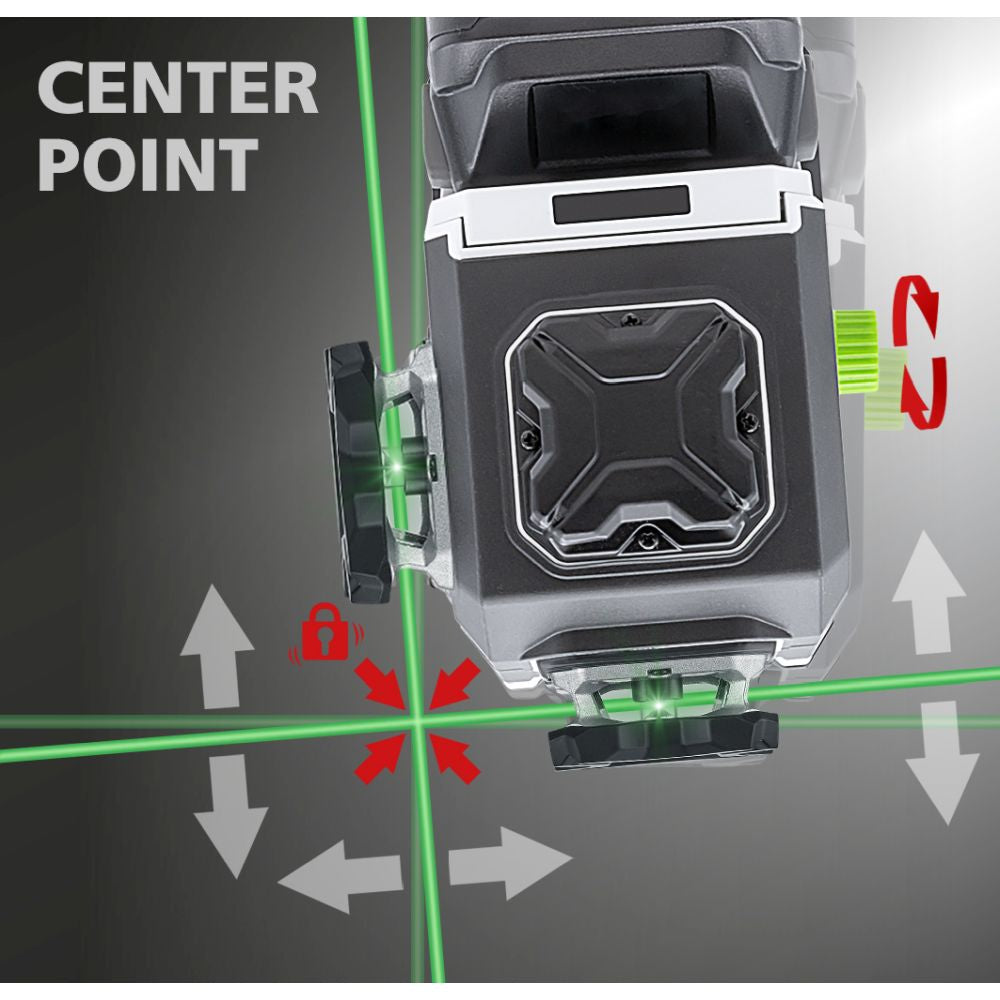 Laserliner PowerPlane-Laser 3 G Multi-18V Green Laser Level with Box - Model 036.380 L