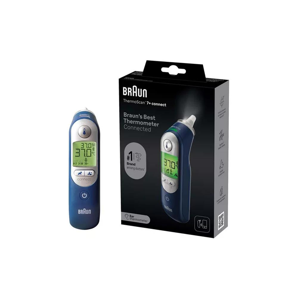 Braun ThermoScan 7+ Connect Fever Thermometer with Bluetooth (IRT6575)