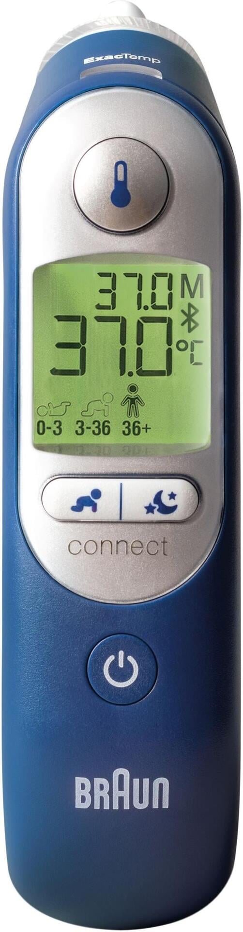 Braun ThermoScan 7+ Connect Fever Thermometer with Bluetooth (IRT6575)