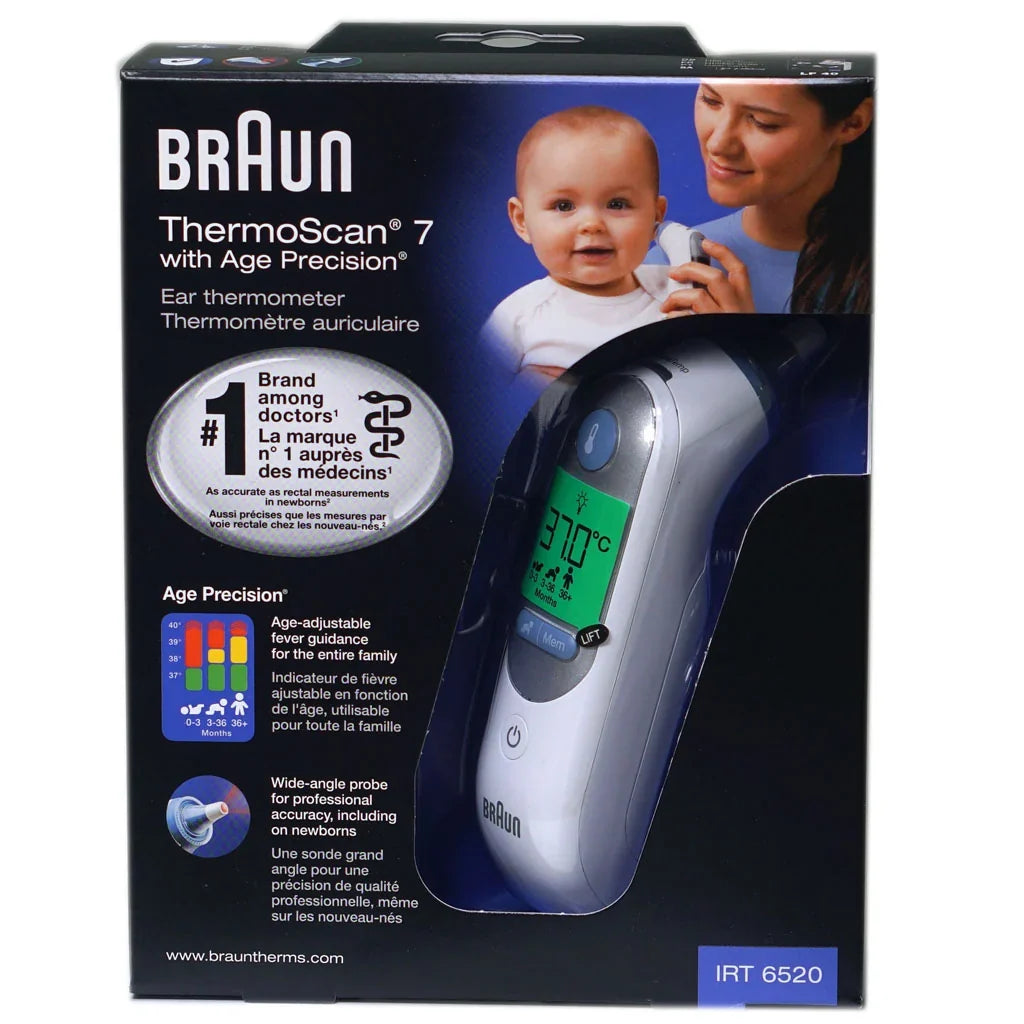 Braun ThermoScan 7 IRT 6520 Fever Thermometer