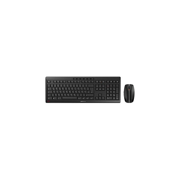 CHERRY STREAM DESKTOP RECHARGE - Keyboard and Mouse Set - Wireless - 2.4 GHz - QWERTZ - German - Key Switches: CHERRY SX -