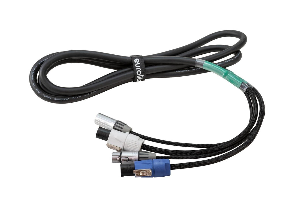 EUROLITE DMX Power Cable Hybrid P-Con XLR 5 m 30227784 P-Con/3