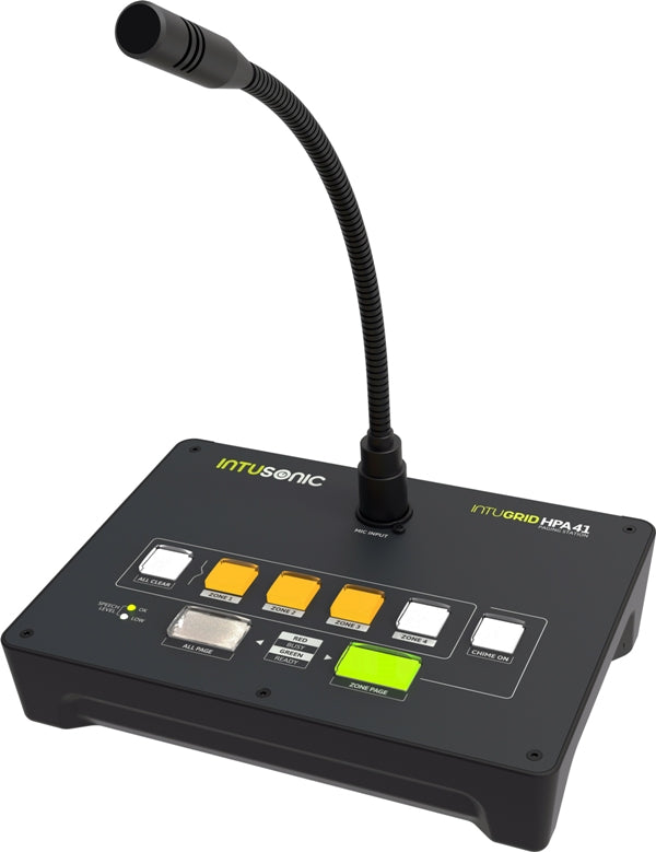 INTUSONIC HPA41 - 4-Zone Intercom Station (12604192)