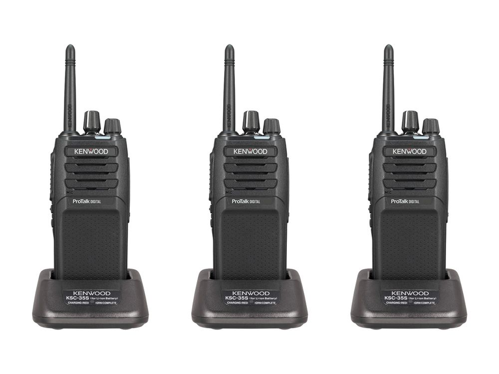 ProTalk TK-370 1D License-Free UHF Handheld Radio, Digital dPMR446 & Analog PMR446, 48 Channels