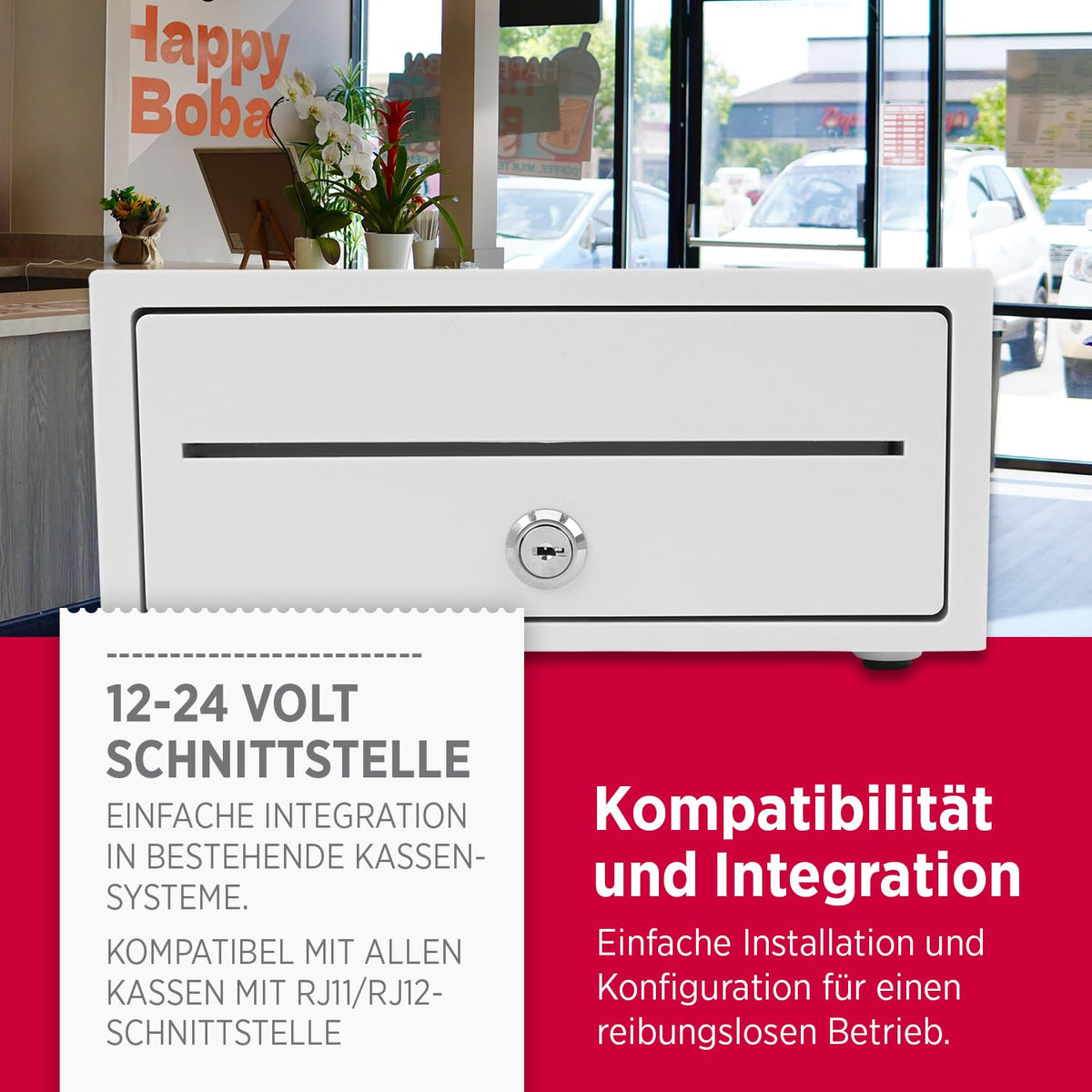 Olympia Cash Drawer 208 Mini White, Model 947990113