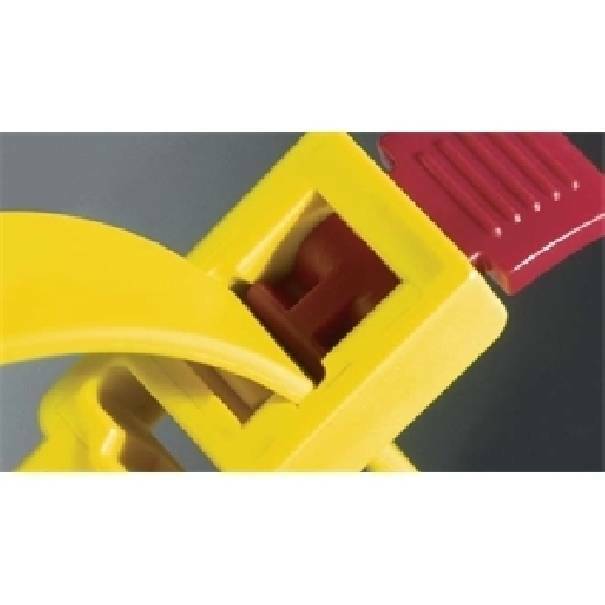 HellermannTyton SpeedyTie® Cable Ties 750 mm x 13 mm Yellow, Red (115-00001) SPEEDYTIE-PA66-YE-V1
