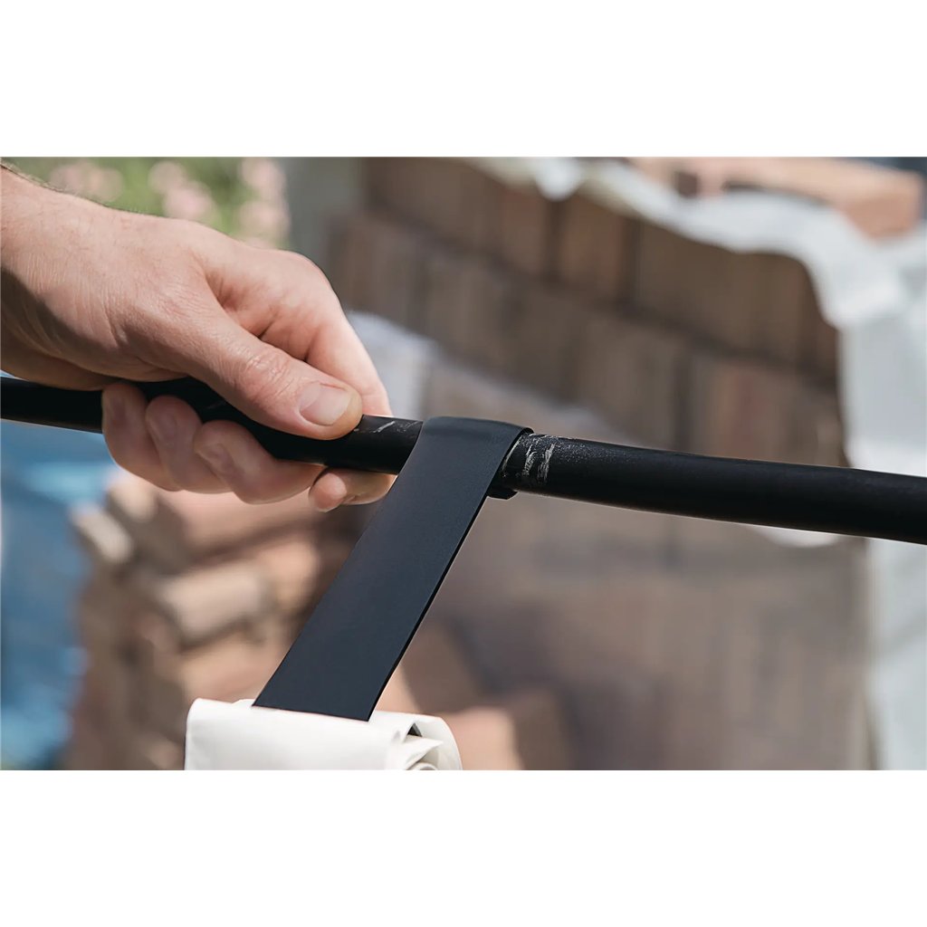 HellermannTyton HTAPE-POWER 670-VM-PVC/IIR-BK Insulation Tape - 3 m x 100 mm (711-00304)