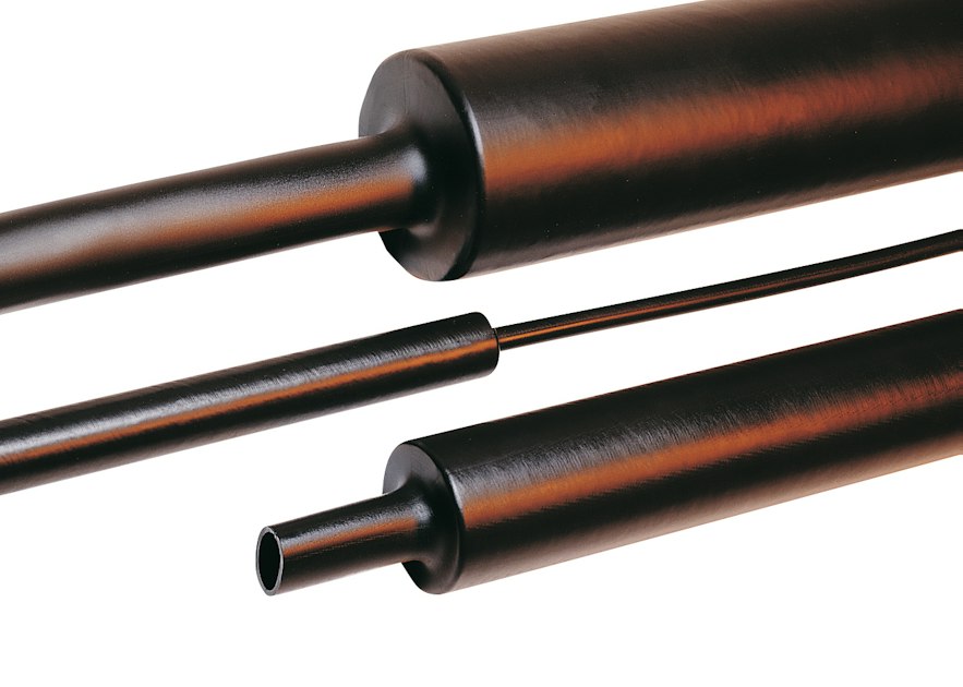 HellermannTyton Heat-shrink Tubing Kit Polyolefin 4:1 (MA47 Kit PO-X BK 8)