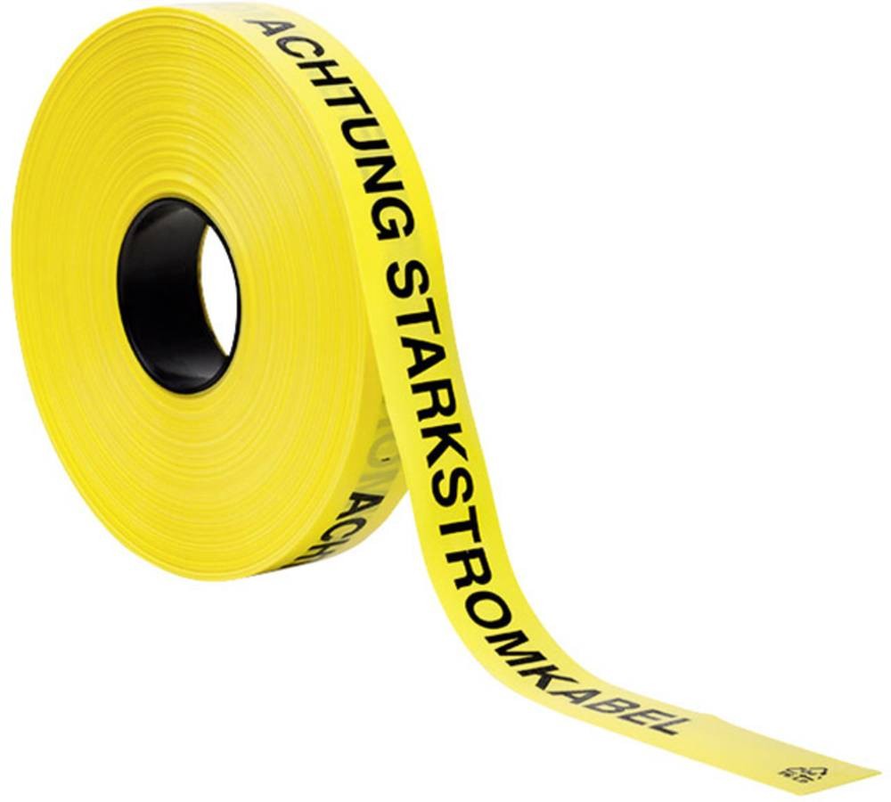 HellermannTyton Warning Tape - High Voltage - 250 m x 40 mm - 905-55110