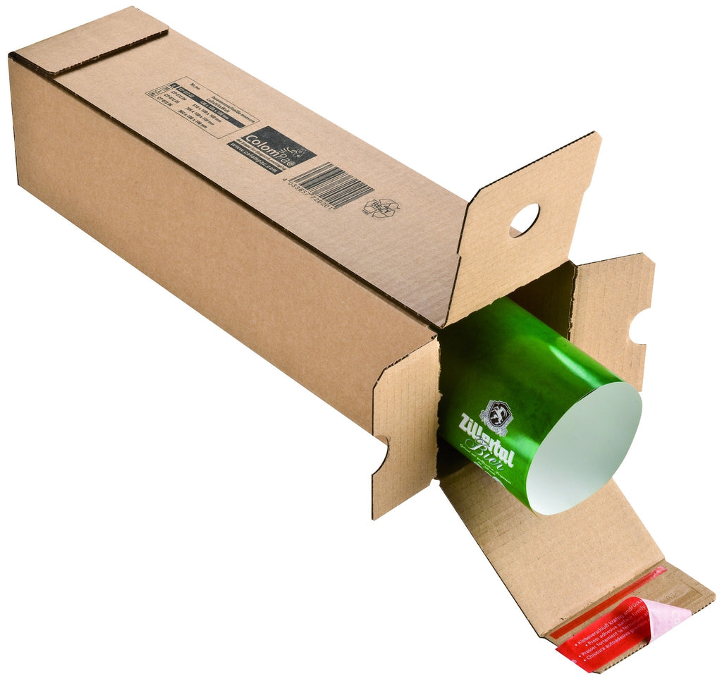 ColomPac Shipping Tube for DIN A2 Formats Brown 10 Pieces (CP 072.02)