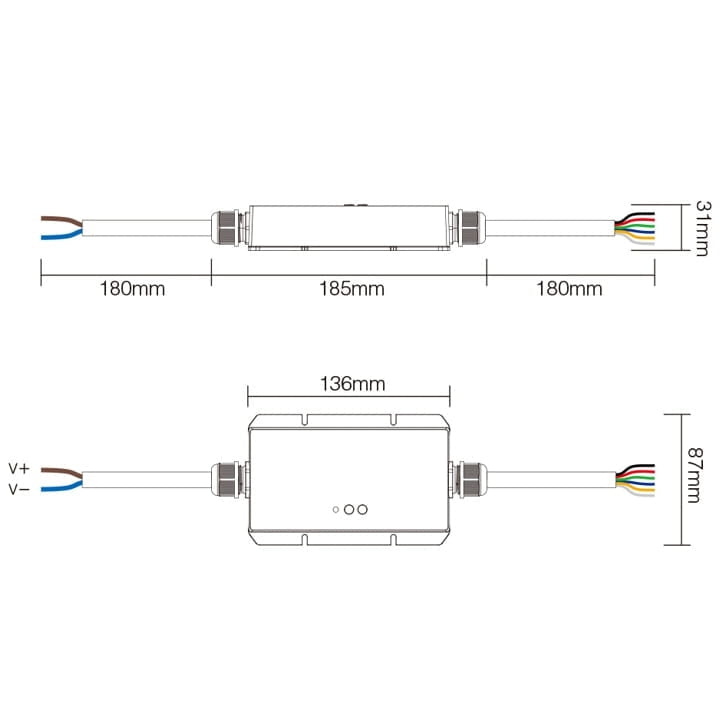 Miboxer Waterproof LED Controller 5 in 1 2.4 G Milight/Miboxer LS2-WP