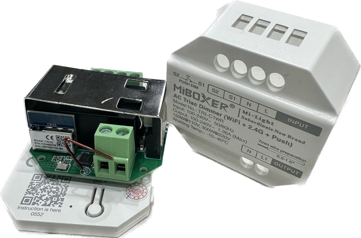 Miboxer Synergy 21 LED AC TRIAC Dimmer WiFi+2.4 G+Push*Milight (TRI-C1WR)