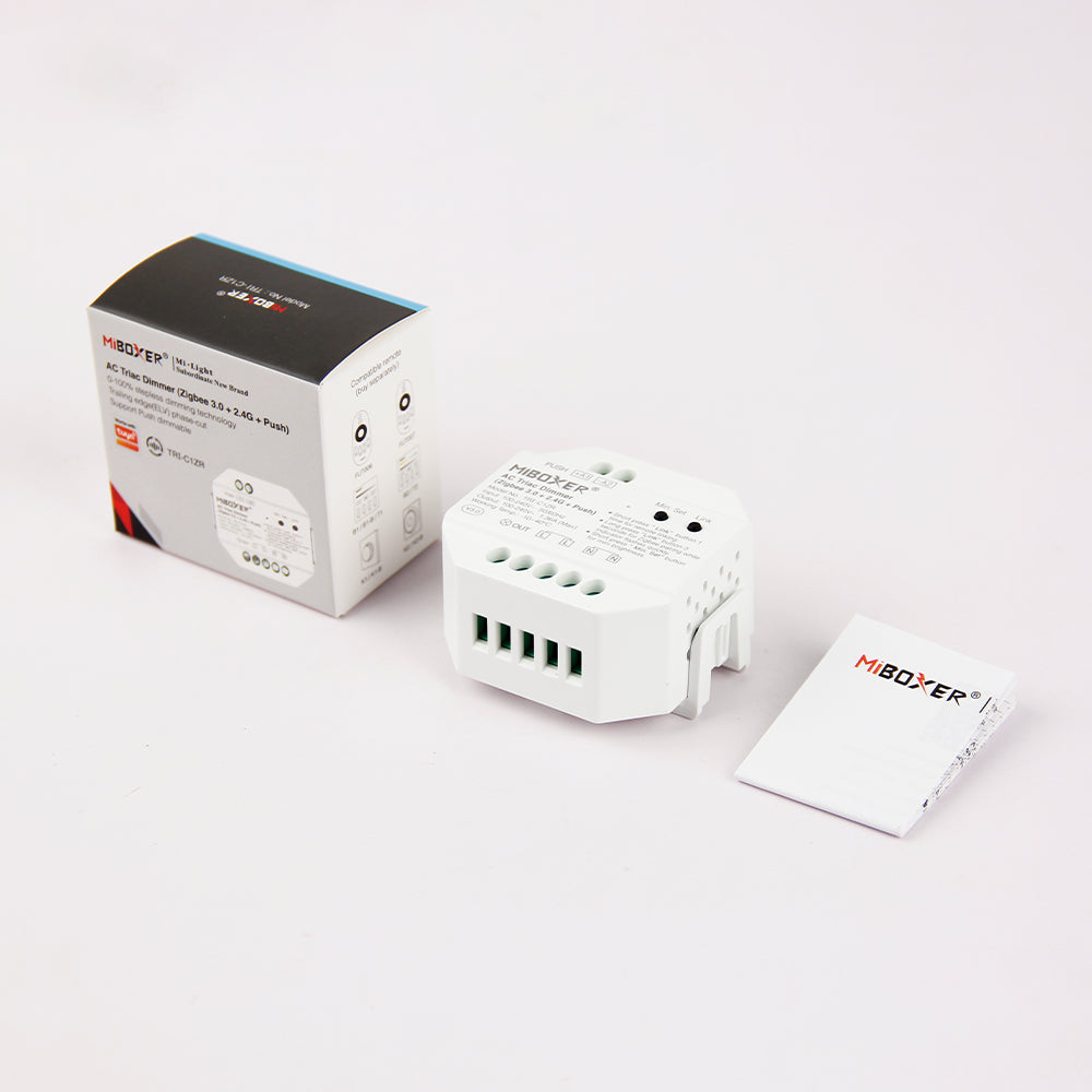 Miboxer Synergy 21 LED AC TRIAC Dimmer - Zigbee 3.0 + 2.4 G 3.0+2.4G+Push TRI-C1ZR
