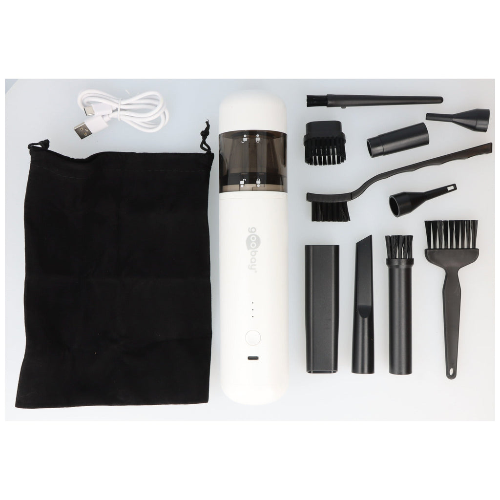 Goobay Mini Vacuum Cleaner Advanced with Battery 80W 7 Attachments 3 Brushes