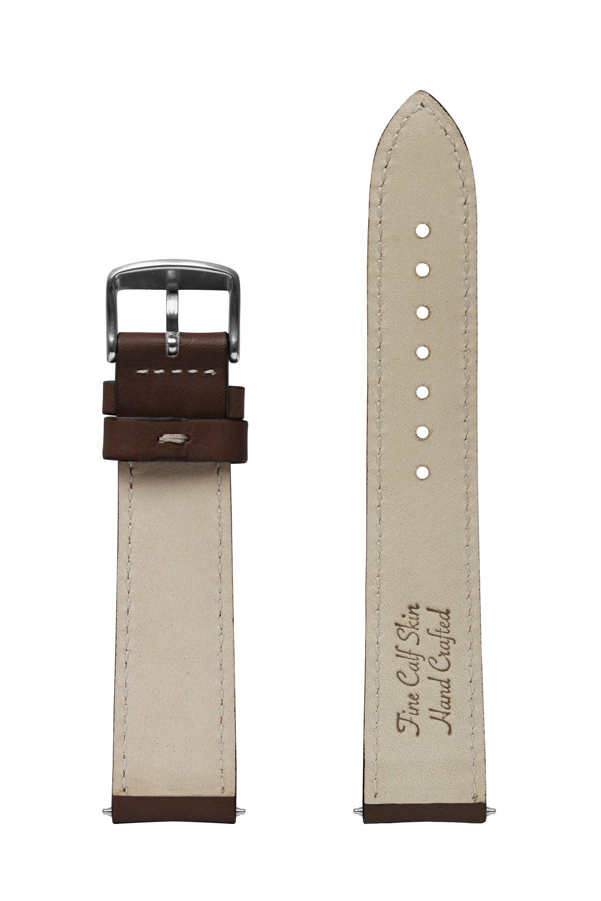 Zeppelin Leather Strap Dark Brown 20 mm