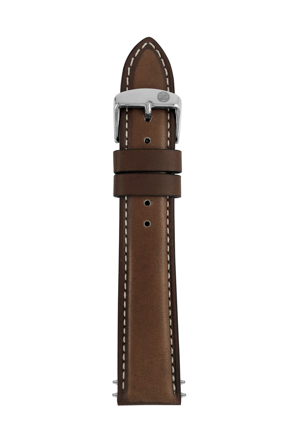 Zeppelin Leather Strap Dark Brown 20 mm