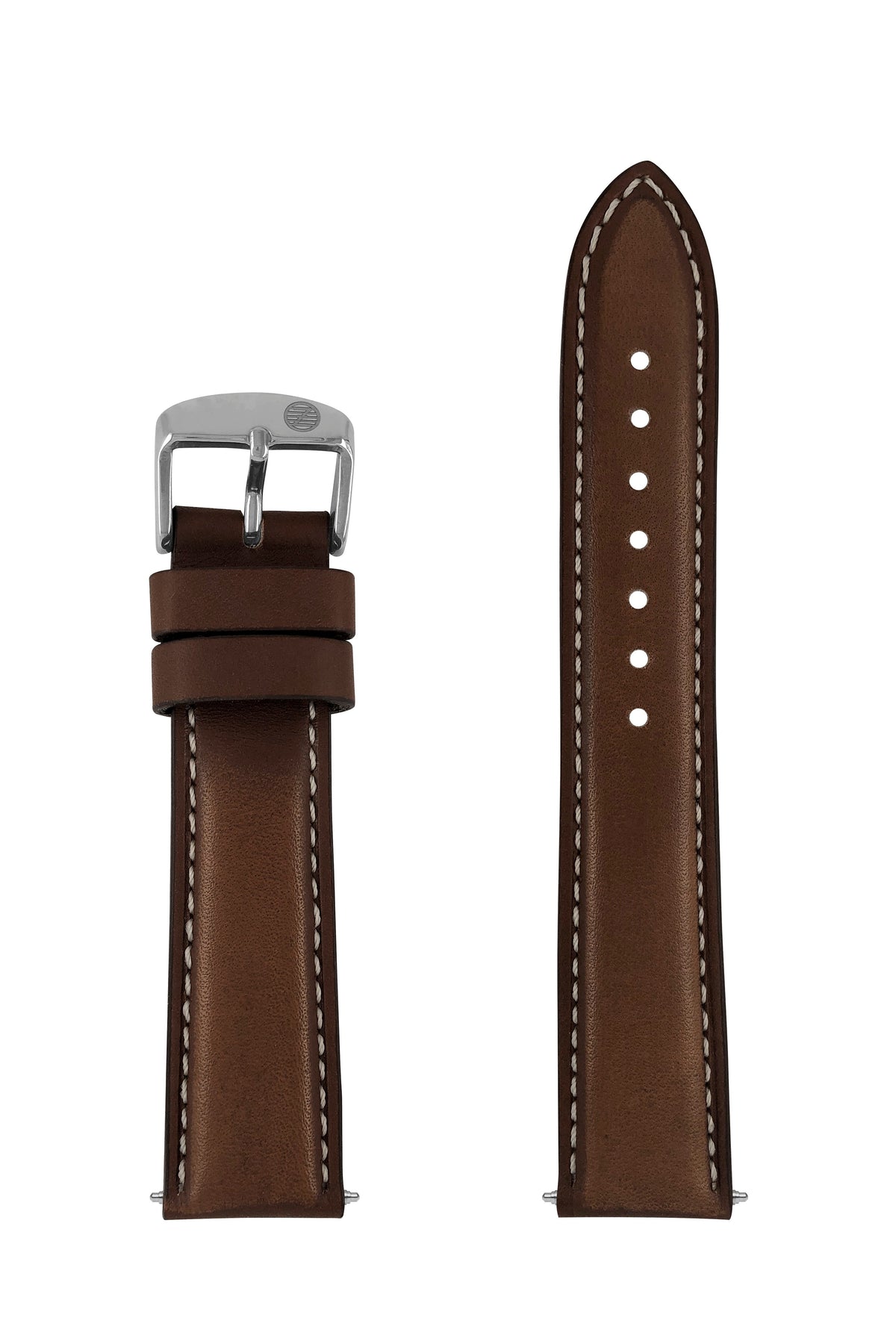 Zeppelin Leather Strap Dark Brown 20 mm