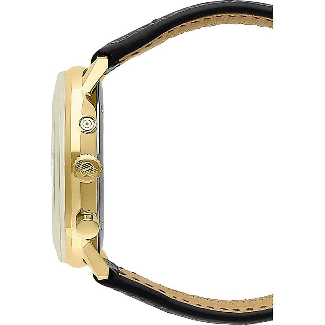 Zeppelin LZ129 Hindenburg Quartz Watch 7038-1 Black Leather Analog 3 ATM