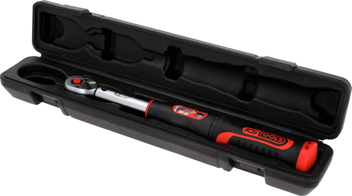 KS TOOLS Torque Wrench 3-18 lbf ft, 275 mm Length, 1/4" Square, Model 516.9012