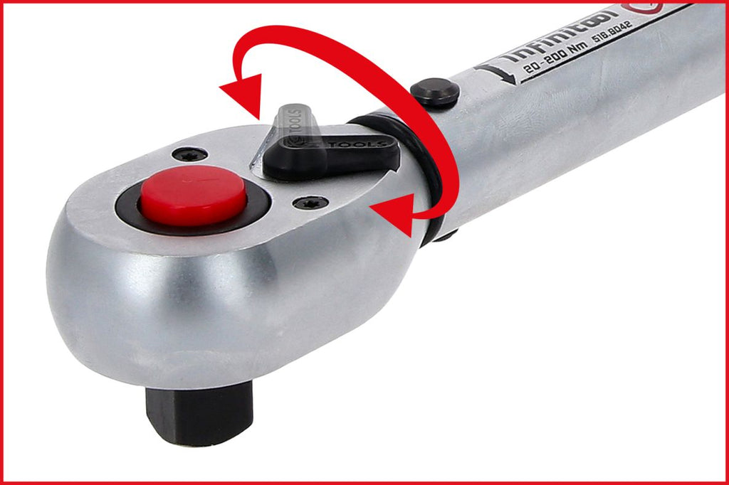 KS TOOLS Torque Wrench 3-18 lbf ft, 275 mm Length, 1/4" Square, Model 516.9012