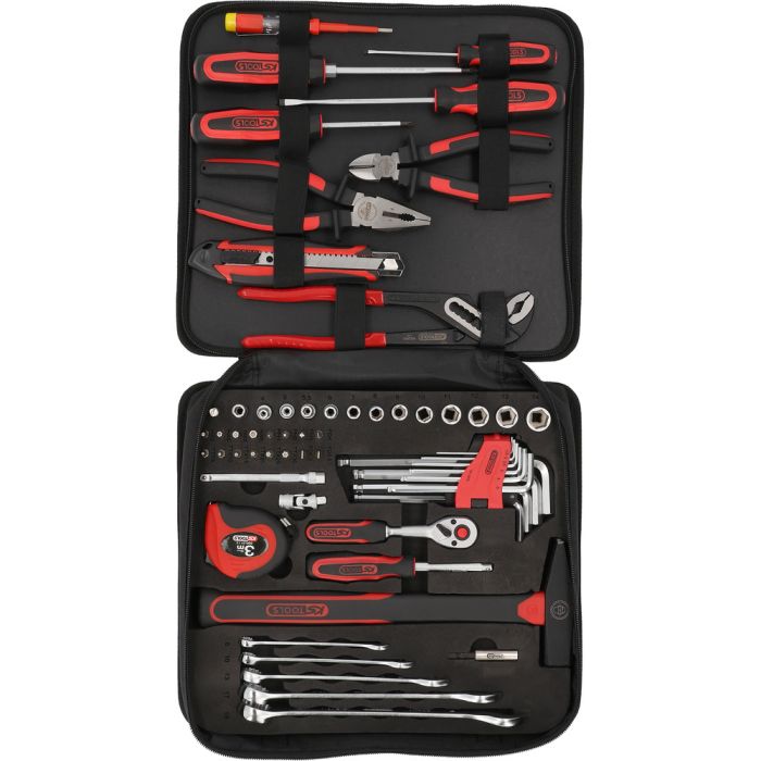 KS TOOLS 1/4" Universal Tool Bag 917.0062 Tool Set