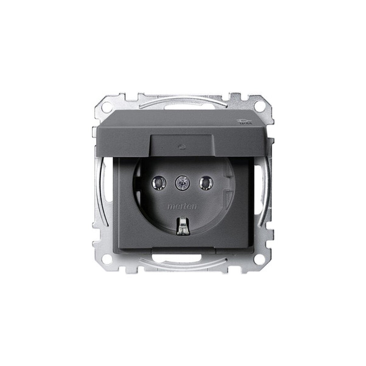 Socket System M Anthracite MEG2314-0414