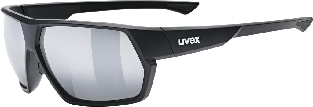 Okulary rowerowe Uvex Sportstyle 238 - black matt/mir.silver
