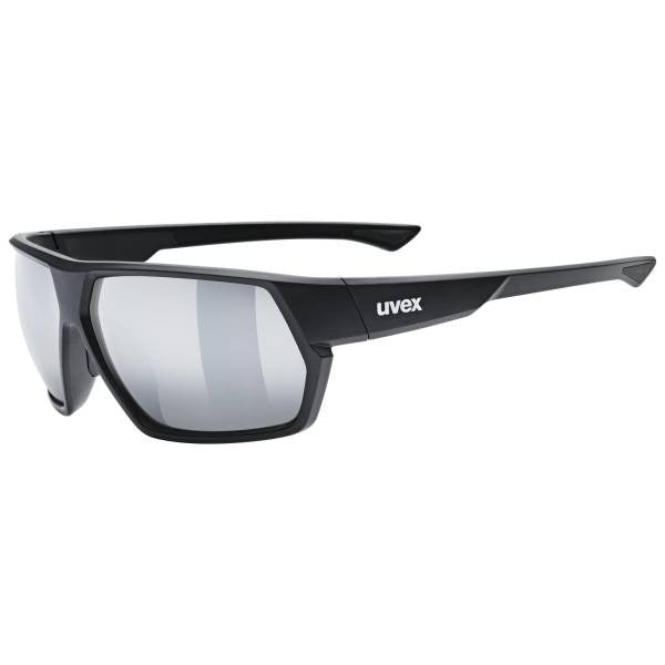 Okulary rowerowe Uvex Sportstyle 238 - black matt/mir.silver